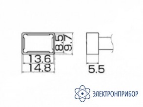 Паяльная сменная композитная головка для станций fx-950/ fx-951/fx-952/fm-203 T12-1201