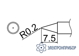 Паяльная сменная композитная головка для станций fx-950/ fx-951/fx-952/fm-203 T12-B