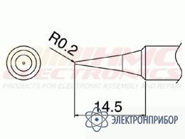 Паяльная сменная головка для паяльника hakko fx-8801esd T18-I