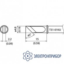 Наконечник для станции fx-100 450°с T31-01KU