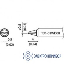 Наконечник для станции fx-100 450°с T31-01WD08