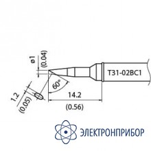 Наконечник для станции fx-100 400°с T31-02BC1