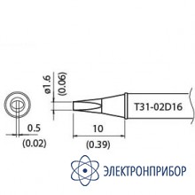 Наконечник для станции fx-100 400°с T31-02D16