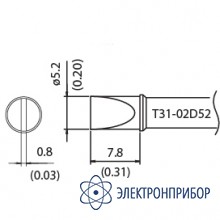 Наконечник для станции fx-100 400°с T31-02D52