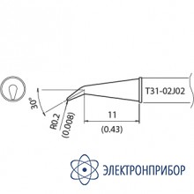 Наконечник для станции fx-100 400°с T31-02J02