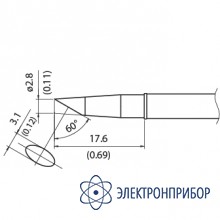 Наконечник для станции fx-100 350°с T31-03BC28