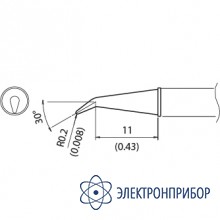 Наконечник для станции fx-100 350°с T31-03J02