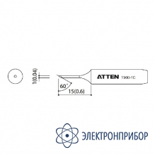 Насадка паяльная T900-1C