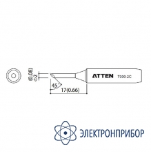 Насадка паяльная T900-2C