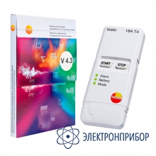 Мини-логгеры данных температуры (10 шт.) + по comsoft professional 4 testo 184 T4 комплект