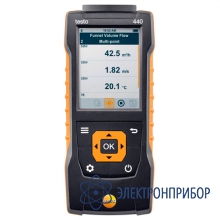 Комплект с bluetooth зондом со2 0632 1551 и кейсом testo 440 (0563 4405)