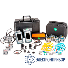 Кабельный тестер для сертификации линий на основе витой пары до 8 категории и оптических линий мм и ом с дополнительным адаптером для тестирования poe и сетевой инфраструктуры TestPro CV100-K61