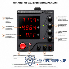Лабораторный источник питания 15 вольт 20 ампер ТЕТРОН-1520Е
