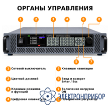 Нагрузка электронная 1200в 20а 800вт ТЕТРОН-Н1208