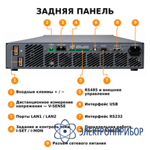 Нагрузка электронная 1200в 20а 800вт ТЕТРОН-Н1208