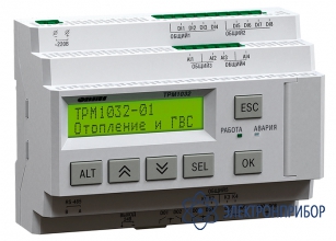 Регулятор для отопления и гвс с транзисторными ключами ТРМ1032-230.24.02