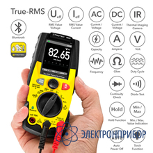 Цифровой мультиметр истинных среднеквадратичных значений со встроенной тепловизионной камерой Trotec BE60IR