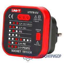 Тестер розеток UNI-T UT07B-EU