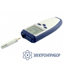 Термогигрометр с регистрацией измеренных значений и каналом измерения атмосферного давления (со встроенным преобразователем, с расширенным диапазоном измерения давления) ИВА-6Н-Д2-КП