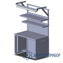 Верстак с драйвером на 5 ящиков (оцинкованная сталь и фанера 23 мм) V6-1200 D ф/оц (цвет RAL 7035)