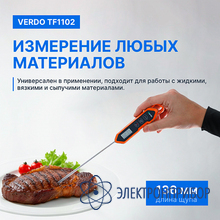 Термометр цифровой со стационарным зондом VERDO TF1102