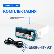 Нагрузка электронная, 200 вт, 0-30 а, 0-150 в VERDO EL0201