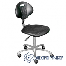 Антистатический полиуретановый лабораторный стул с регулировкой угла наклона спинки, с газлифтом kj/200 VKG C-320/KJ200 ESD