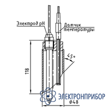Комплект для установки рн-электродов в магистраль для марк-902а ВР31.02.400