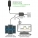 Комплект цифрового акустического преобразователя (шумомера) с транслятором интерфейса dinip и защитным кожухом для создания станций мониторинга шум ОКТАФОН-110А.IP