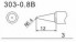 Насадка паяльная Quick 303-0,8B