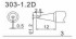 Насадка паяльная Quick 303-1,2D