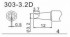 Насадка паяльная Quick 303-3,2D