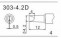 Насадка паяльная Quick 303-4,2D